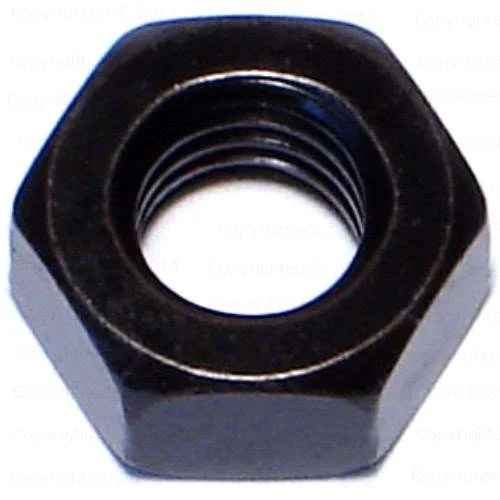 Acorn Nuts for a Decorative Finish-Black Rinse Class 10 Hex Nuts