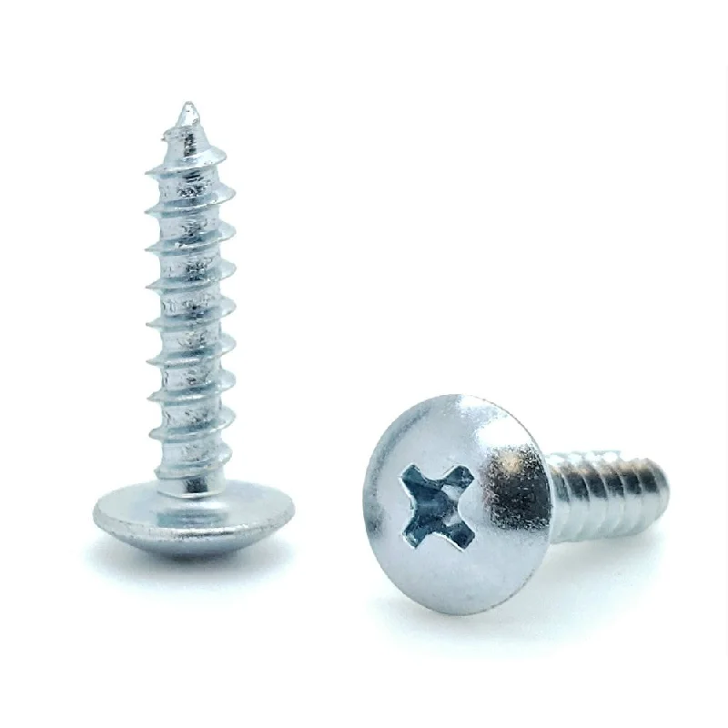 Screws for Fixing Electrical Panels and Boxes-500 Qty #8 x 3/4" Zinc Plated Phillips Truss Head Wood Screws (BCP556)