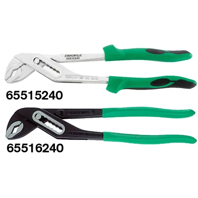 Pliers Set for Complete Tool Collection-Stahlwille 65516240 6551 Waterpump Pliers, 240mm, Dip-Coated