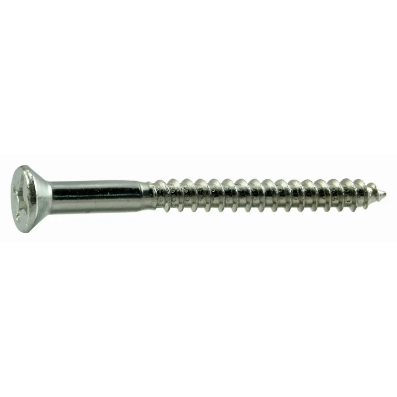 Sheetrock Screws for Drywall Installation-#12 x 2-1/2" Zinc Plated Steel Phillips Flat Head Wood Screws