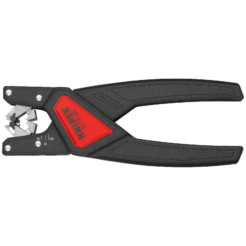 Professional Pipe Cutters for Plumbers-Knipex 12 74 180 SB 7" Automatic Stripping Pliers for Control Cable