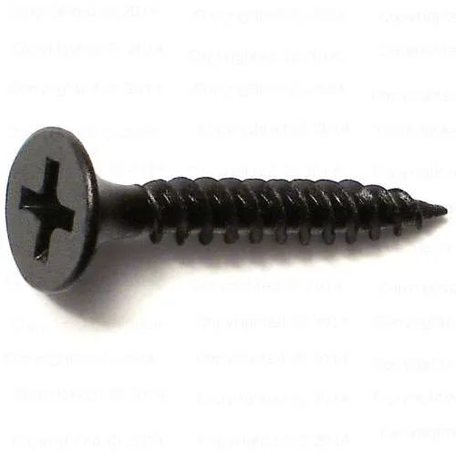 Screws for Attaching Light Fixtures to Ceilings-Phillips Fine Thread Drywall Screws - #6 Diameter