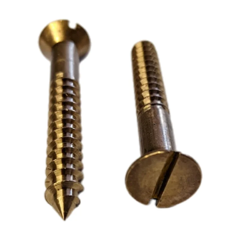 Screws for Fastening Pipe Fittings and Clamps-#20 Silicon Bronze Wood Screws