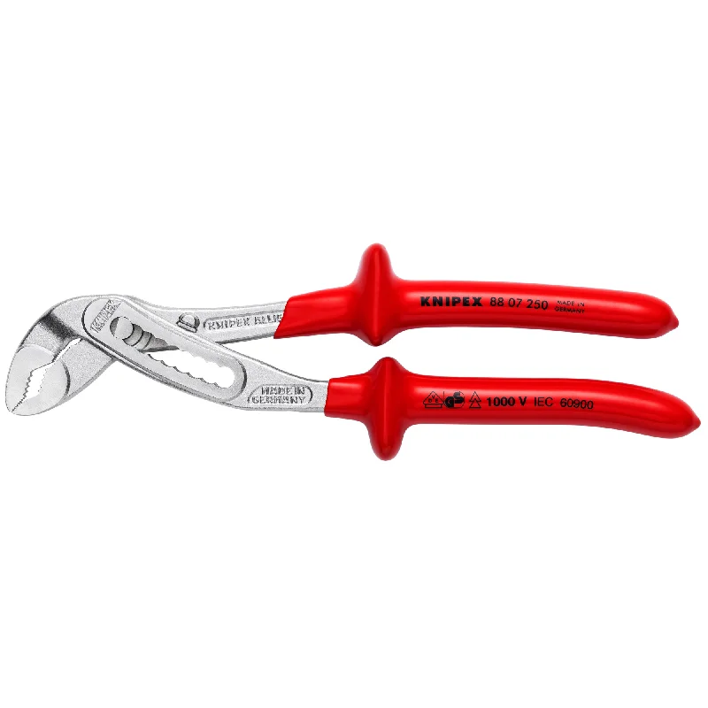 Best Pliers for Precision Work-Knipex 88 07 250 10" Alligator® Water Pump Pliers-1000V Insulated