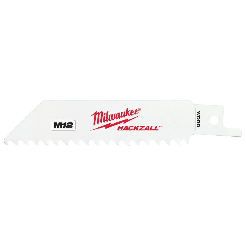 Woodworking Blades for Accurate Cuts in Plywood-Milwaukee 49-00-5460 M12 Hackzall Blade Wood 5-Pack