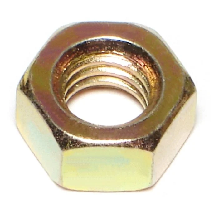 Hexagonal Nuts for Use with Bolts in Large Projects-5/16"-18 Zinc Plated Grade 8 Steel Coarse Thread Hex Nuts