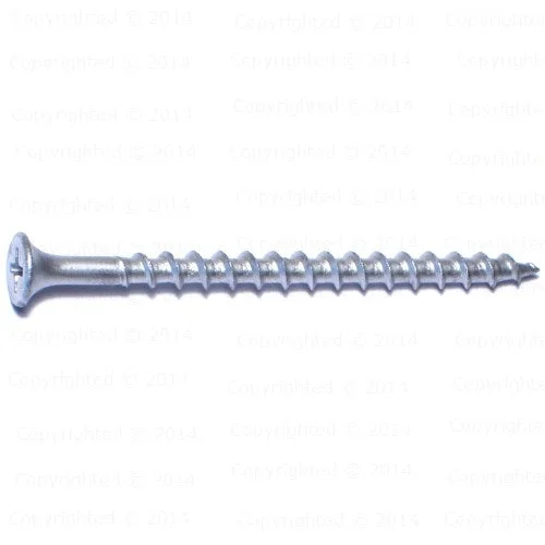 Screws with Washers for Extra Stability-Phillips Dacrotized Deck Screws - #7 Diameter