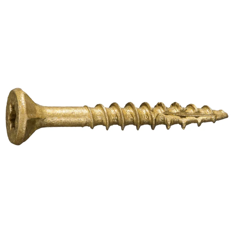 Flat-Head Screws for Even Surface Mounting-9 x 1-1/2" Star Drive Tan Deck Saberdrive Screws 10 lb. Tub (1595 pcs.)