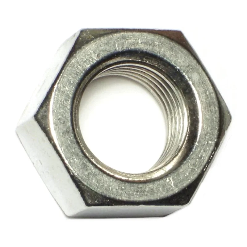 Nuts for Fastening Heavy-Duty Machinery Parts-1"-8 18-8 Stainless Steel Coarse Thread Hex Nuts (3 pcs.)