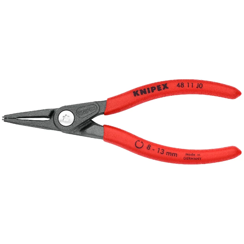 Heat-Treated Pliers for Maximum Strength-Knipex 48 11 J0 5 1/2" Internal Precision Snap Ring Pliers