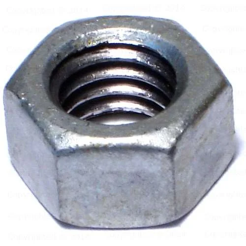 High-Tensile Nuts for Steel and Metal Works-Galvanized Hex Nuts