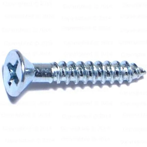 Outdoor Deck Screws for Wood Decking-Phillips Flat Head Wood Screws - #6 Diameter