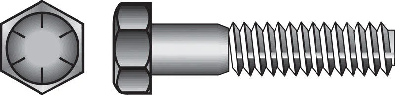 Self-Drilling Screws for Fast Installation-HILLMAN 7/16 in. D X 2 in. L Heat Treated Steel Hex Head Cap Screw 50 pk