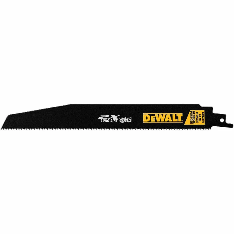 Fine Tooth Saw Blades for Precision Finishing-DeWalt DWA4179B 9" 10TPI 2X Reciprocating Saw Blade