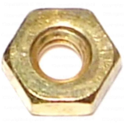 Nuts for Securing Steel Beams in Structural Engineering-Brass Hex Nut